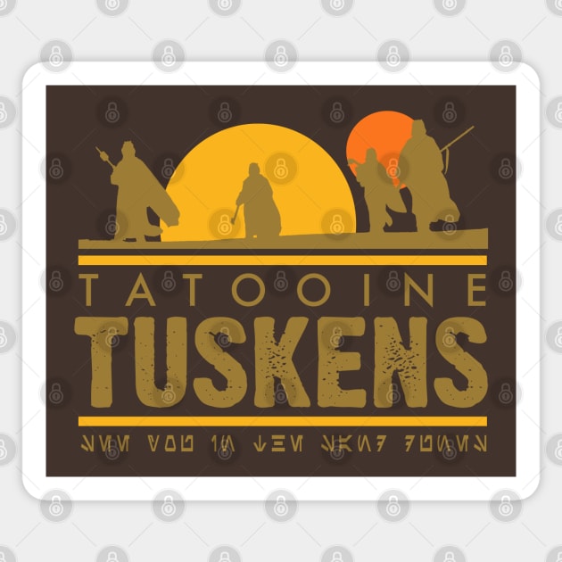Tatooine Tuskens Sticker by PopCultureShirts